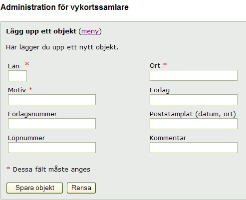 Svenskt Vykortsregister Information om Svenskt Vykortsregister. Tanken bakom registret och hur det är tänkt att det skall fungera.