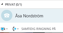 Lägg till kontaktuppgifter till numret Börja med att klicka på telefonsymbolen för numret du just lade till. Klicka sedan på kontaktkortet så som du ser här till vänster.