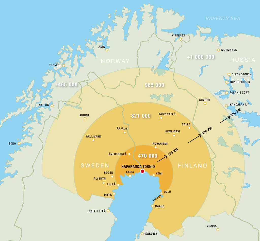 Varför HaparandaTornio? HaparandaTornio var en av Nordkalottens mest kända marknadsplatser redan under medeltiden. Målet är att bli ett internationellt centrum inom Barents.
