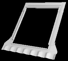 Kompletta lösningar med både in- och utvändig anslutning SOLO 5 I paketet ingår: 1 Intäckningsplåt Ger en tät anslutning mellan fönster och yttertak.