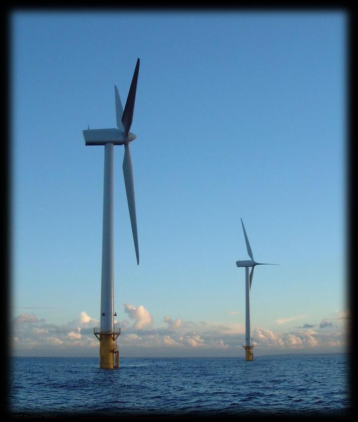 Figur 2. Beskriver vinden mot landvegetationen (Gipe, 2004) 5.2 TILL HAVS Vindkraftverk som placeras långt ute till havs orsakar inte klagomål i samma utsträckning som landbaserade.