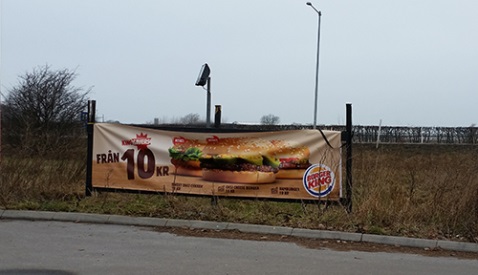 14 (16) Banderoller och beachflaggor Exempel på banderoll. Beachflagga Gatupratare/reklamskyltar 120 cm 60 cm En reklamskylt med lämpliga proportioner.