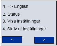 Filename: Konfigurationsdokument M1 Page: 9(15) För att få fram bokstäver, trycker man på den knapp på tangentbordet där bokstaven visas och håller den intryckt tills rätt bokstav visas på skärmen.