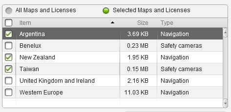 192 HTC Sync Alternativ för synkronisering av Locations Innan du beger dig till en annan ort eller utomlands kan du ladda ned kartorna du behöver med HTC Sync i datorn och sedan synkronisera dem med