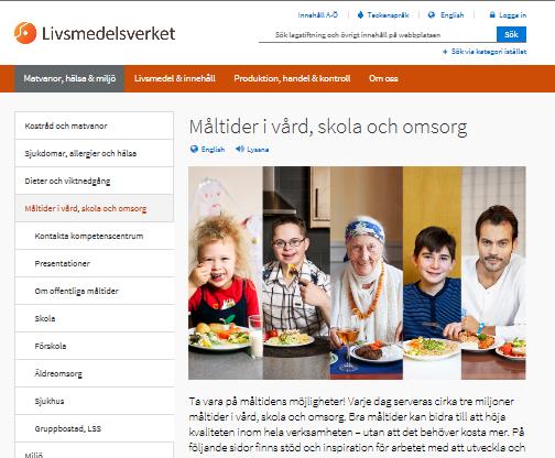 Mer information Vägledning om livsmedelsinformation. Vägledning till kontrollmyndigheter m.fl.