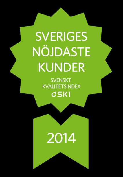 Vi har branschens mest nöjda kunder
