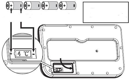 Installera och byta batterier Det är lika lätt som 1-2-3 *Ta bort *Använd säkerhetsnyckeln Om du BYTER urladdade batterier**, ta då bort dem innan du fortsätter.