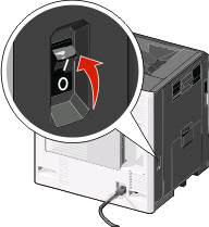Installera skrivaren i ett trådlöst nätverk (Macintosh) Innan du installerar skrivaren i ett trådlöst nätverk ska du koppla loss Ethernet-kabeln.