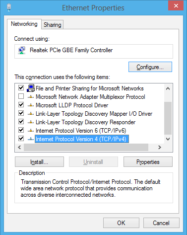 Konfigurationsalternativ i Windows 8 Konfigurera en dynamisk IP/PPPoE-nätverksanslutning Konfigurera en dynamisk IP/PPPoE-nätverksanslutning eller statisk IP-nätverksanslutning: 1.