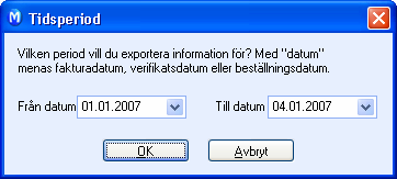 SÅ HÄR ANVÄNDER DU SYSTEMET Steg 2: Export av försäljningssiffror till Pivot-tabell För att ta fram föregående månads försäljningssiffror klickar du på Visa Status Export av försäljningsdata till