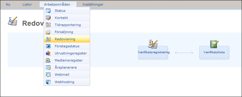 Nyheter i Mamut Business Software version 16 Du kommer åt verifikatmallsguiden via Visa - Redovisning - Verifikatsmallar.