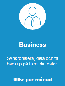 a Business En komplett molntjänst där dina filer görs tillgängliga på alla dina datorer, i din mobiltelefon och din läsplatta.