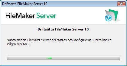 34 FileMaker Server Startbok 23. Välj en webbserver och klicka på Nästa. De webbservrar som stöds av arbetsdatorerna är tillgängliga.