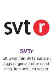 Digital TV forts I lagompaketet ingår SVTr programbibliotek Programbibliotek Tusentals inspelade program, serier och filmer som kan ses, pausas och spolas när Du vill, hur ofta du vill och utan extra