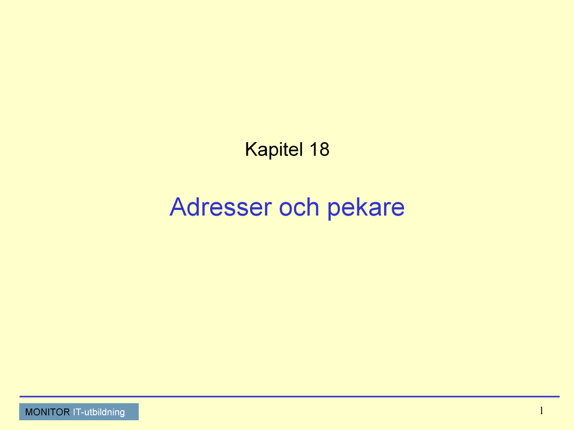 Adresser