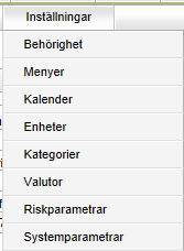 Projektplanering/Projektkontor Flexibla fält De flexibla fält som lagts till i admin visas i projektdetaljsfliken. Flexibla fält i projektdetaljer.