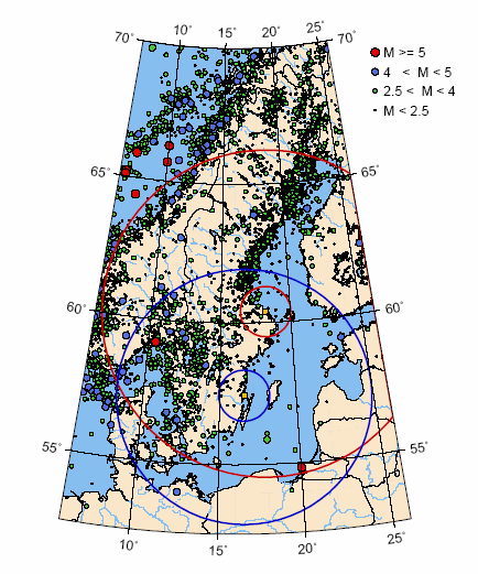 Företagsintern 1.0 Godkänt 5 (9) Att analysera ett mindre område runt Oskarshamn, med radie 100 km, är statistiskt osäkert men gjordes i [1].