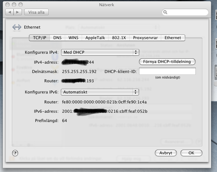 Mac OS x Automtiskt