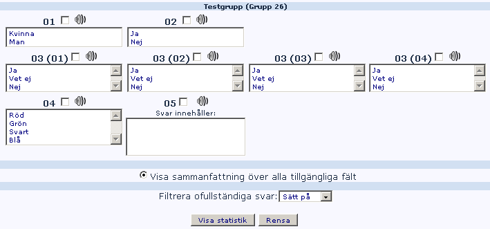 Låt andra ta del av din enkät Enkäten är nu aktiv och åtkomlig på adressen som anges av Enkätens URL (Svenska), se inringade området på bilden nedan. Kopiera adressen och publicera den i te.x.