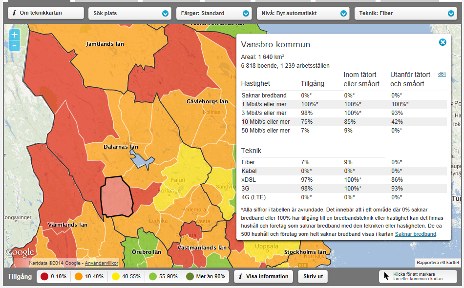 ~ 6 ~ Nuläge i Vansbro kommun Vansbro kommun består av fyra tätorter och en rad mindre byar. I kommunen finns 6 780 invånare, boende i 3 100 hushåll.