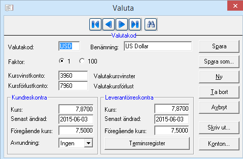 I företagsinställningar går du även till fliken Redovisning - Grundbok.