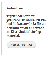 Det viktigaste här är loginrutan: Login och lösen är de samma som gällt under det senaste läsåret.