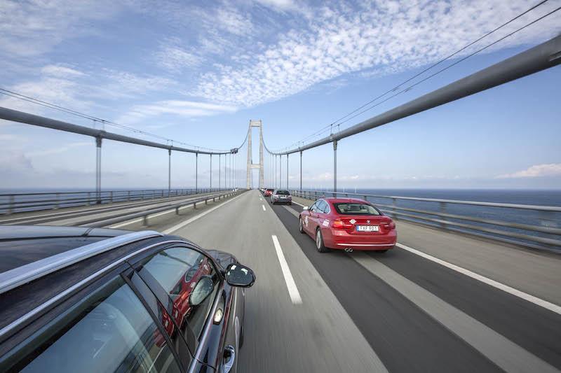 Första bil till pumpen blev Ford Mondeon efter 125,6 mil.