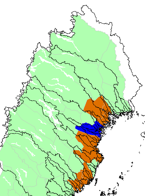 Avrinningsområden vs