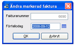 Avancerat urval fakturering Ny funktion för att kunna filtrera sitt urval till fakturering ytterligare.