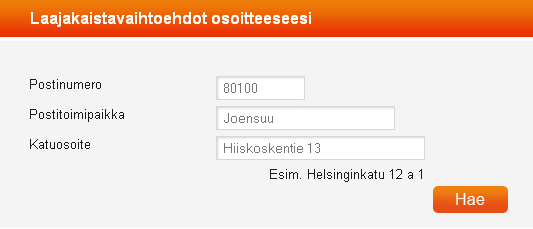 REGISTRERA/BESTÄLLA ANSLUTNING Registrera anslutning Saunalahti erbjuder varje lägenhet ett bredband på 10/10 M. Anslutningen fungerar utan att du vidtar några åtgärder.