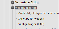 Spara och publicera använd knappen Spara publicera när du vill publicera en sida som du har arbetet med utan att förhandsgranska den.