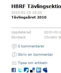 (Man kan bara lägga till nyheter i nyhetslistor av typen Egna nyheter. Nyhetslistor som hämtar nyheter från en annan organisation hämtar ENDAST från den organisationen.