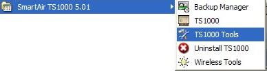 För att konfigurera backup av flera databasfiler använder du menyvalet Backup->Copy i huvudskärmens verktygsrad