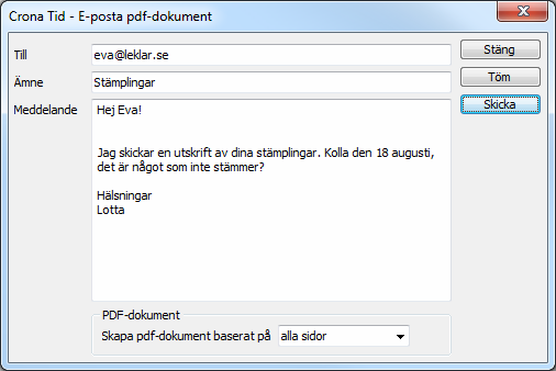 Utskrifter Çrona Tid belopp. När du söker efter en text kan du också markera om små och stora bokstäver ska matchas exakt.