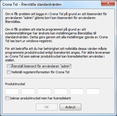Komma igång Çrona Tid Glömt lösenord Ibland få man hjärnsläpp, hur man än funderar kommer man inte på lösenordet trots att man använt det tusentals gånger tidigare.