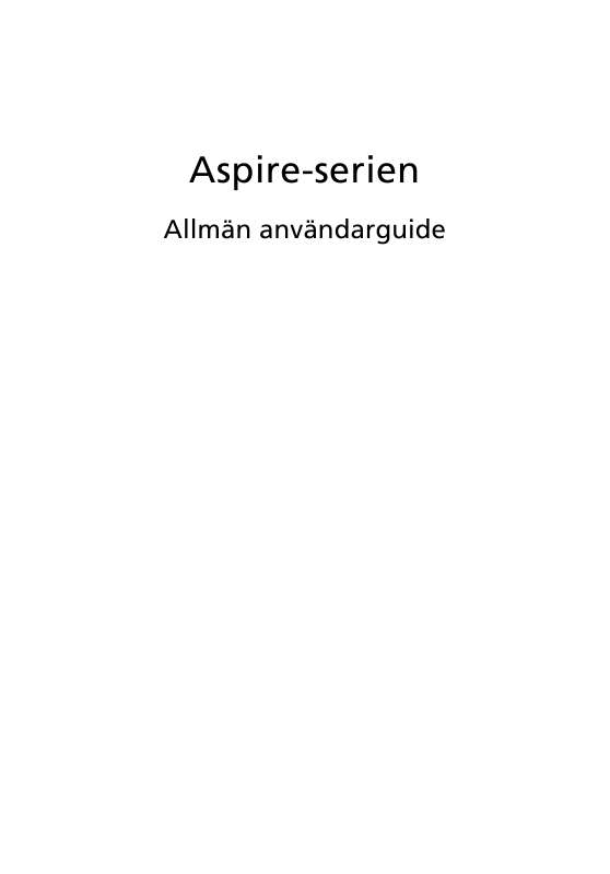 Du hittar svar på alla dina frågor i instruktionsbok (information, specifikationer,