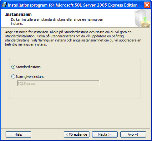 Vi rekommenderar alltid att ladda ner från Microsoft då det alltid innebär att det är den absolut senaste versionen som används. Om uppgradering ska göras från MSDE 2000, läs sista punkten först.