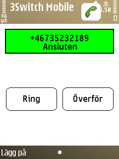 Ringa via mobilprogrammet Gör så här för att ringa en användare eller kontakt som finns med i katalogen: Markera personen i katalogen. Välj Ring.