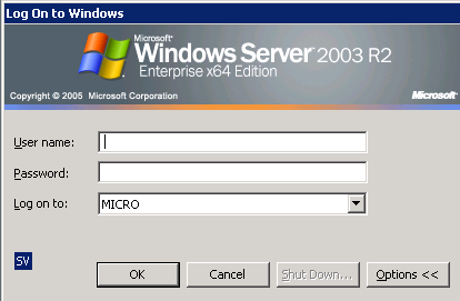 Steg 2. Logga in i MONA-domänen på SCB A Minimera alla öppna fönster B Öppna programmet Anslutning till fjärrskrivbord/remote Desktop Connection.