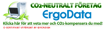 4. Kommunicering av ert miljöarbete med E-certifikat Vi ger ditt företag ett intelligent e-certifikat och ett digitalt verifikat som alla anställda kan använda i sin digitala kommunikation för att