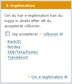 Skaffa konto med e-legitimation (datafil) 1. Kontrollera att datafilen med e-legitimationen är korrekt installerad i din dator. 2. Gå in på internet och skriv in webbadressen www.minavardkontakter.