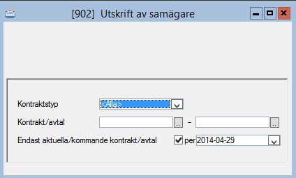 Utdrag ur lägenhetsförteckning Denna rapport innehåller information om ekonomisk plan, andelstal, pantsättningar, yta m.m. Röstlängd Användbar rapport inför stämman där endast en ägare per bostadsrätt är röstberättigad.