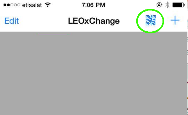 Öppna LEOxChange Two-Factor Authentication Key-applikationen efter installationen.