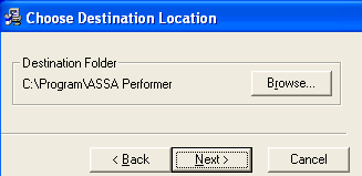 Introduktion och Installation 3.2. Programinstallation Här beskrivs installationen av programvaran Performer. Bilderna visar alla de fönster som dyker upp under installation.