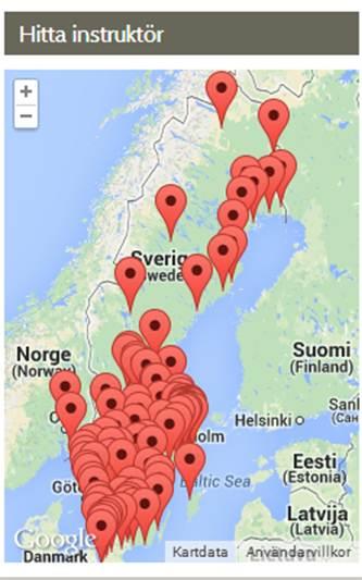 Var finns vi? Kontor: Luleå, Lomma Platsrepresentanter: Stockholm, Göteborg, Malmö Nätverk instruktörer: 800 personer i hela landet 800 dipl.