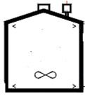 Moderlake Domstein Moderlake Orkla Tank Tank Flotation eller Filtrering Buffert tank Slam Fackla Gaslager Generator El Varmvatten Processvatten Domstein Slamavskiljning Tank Processvatten Orkla