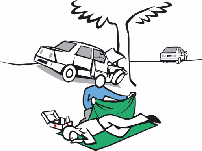 Utlandsföddas trafiksäkerhet olycksinblandning attityder beteende Illustrationerna är