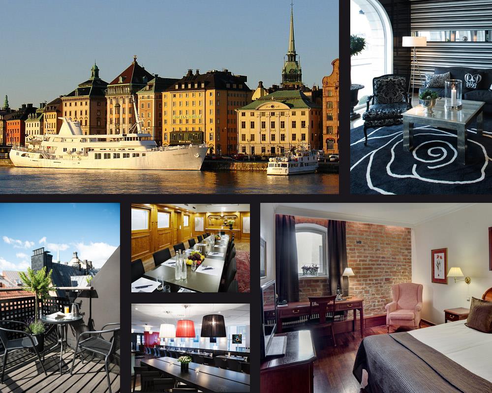 VARMT VÄLKOMMEN TILL FIRST HOTEL REISEN // STOCKHOLM First Hotel Reisen är ett klassiskt Stockholmshotell med anor från 1600-talet, centralt beläget vid vattnet i hjärtat av Gamla stan, nära Kungliga