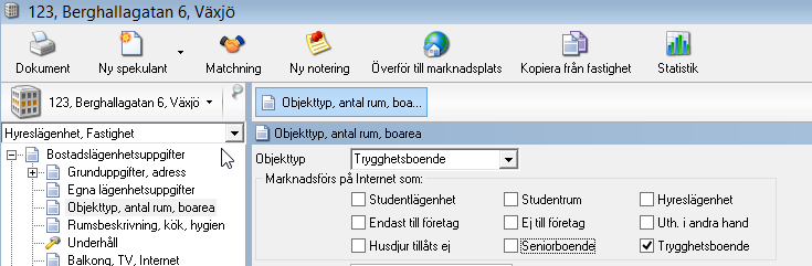 Nyhetsbrev - Vitec Capifast CRM 6.8 Version [1.0] lägga in en marknadsföringshyra istället för den nuvarande hyran vid publiceringen av lägenheten eller bilplatsen.