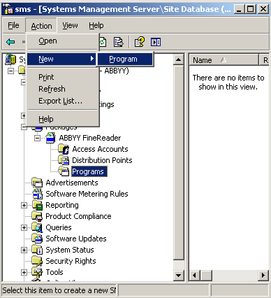6. Kontrollera att rutan This package contains source files (Detta paket innehåller källfiler) inte är markerad och klicka på OK. 7. I paketet du just har skapat, välj Programs (Program). 8.